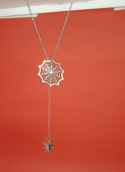 Spider Web Necklace- 2 Colors