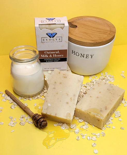 Oatmeal Milk & Honey Goat's Milk Facial & Body Soap