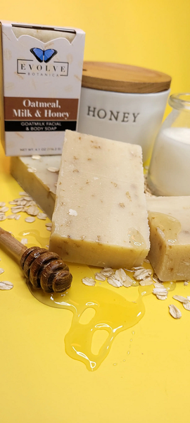 Oatmeal Milk & Honey Goat's Milk Facial & Body Soap