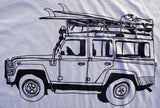 Surf Truck T-Shirt- Light Blue