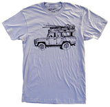 Surf Truck T-Shirt- Light Blue