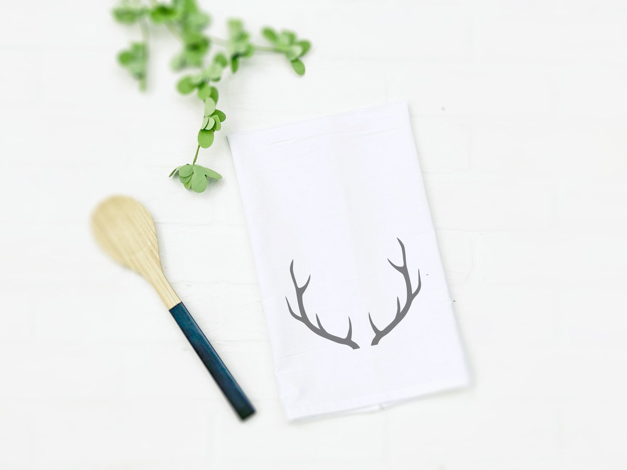 Antlers - Cotton Tea Towel