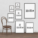 Tree Art Print Poster Wall Pictures,  Love With