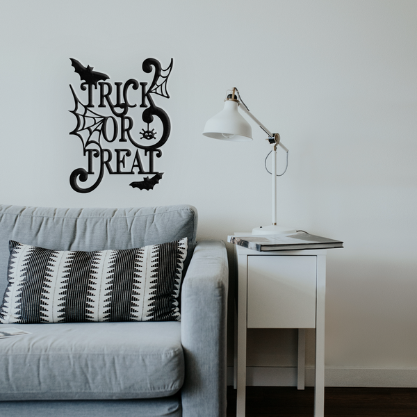 Trick Or Treat Metal Wall Art