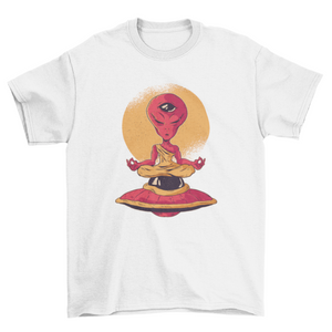 Unisex Alien Third Eye Meditation T-shirt- 5 Colors