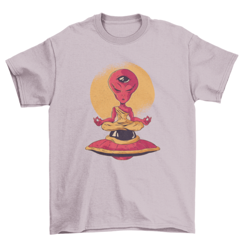 Unisex Alien Third Eye Meditation T-shirt- 5 Colors