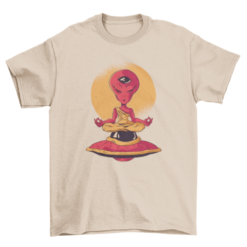 Unisex Alien Third Eye Meditation T-shirt- 5 Colors