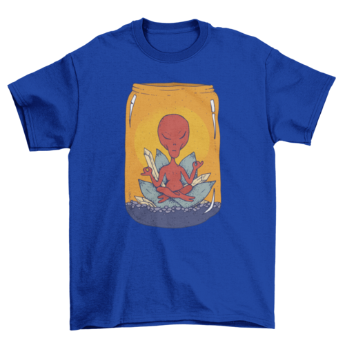 Unisex Alien Meditation T-shirt