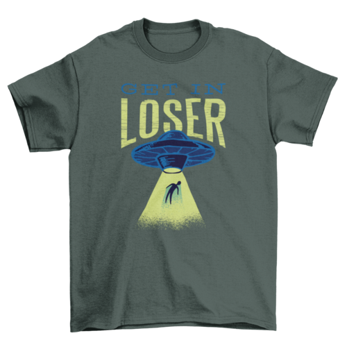 Funny Alien Abduction T-shirt- 5 Colors