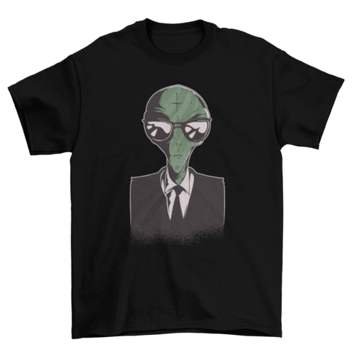 Unisex Alien Suit & Shades T-shirt