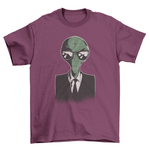 Unisex Alien Suit & Shades T-shirt