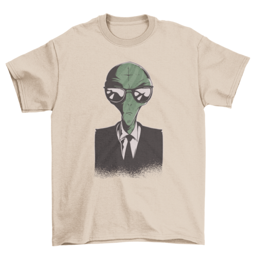 Unisex Alien Suit & Shades T-shirt