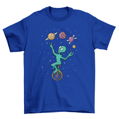 Alien Juggler T-shirt- 5 Colors