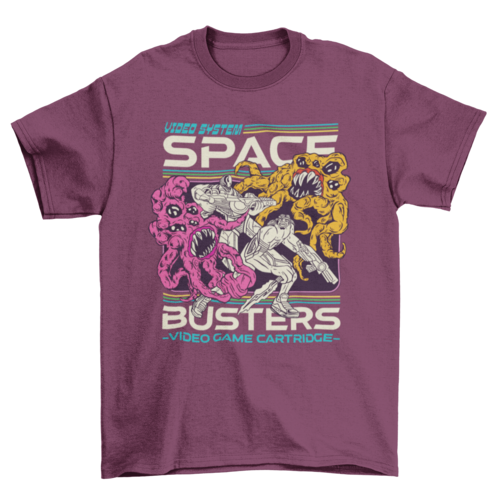 Space Busters T-shirt- 5 Colors