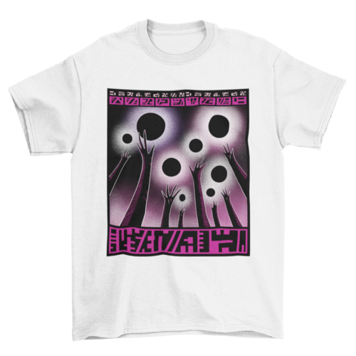 Cosmic Alien Hands Fantasy T-shirt