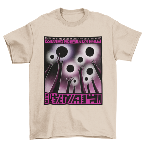 Cosmic Alien Hands Fantasy T-shirt