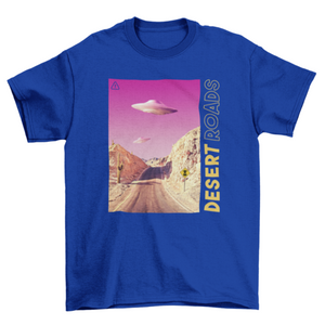 Unisex Alien Desert Roads T-shirt- 5 Colors