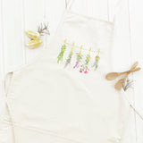 Herbs on a Line - Women's Apron