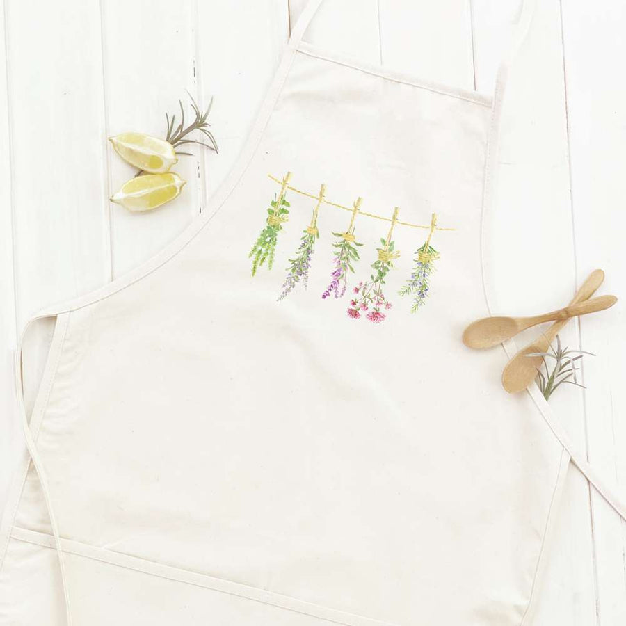 Herbs on a Line - Women's Apron