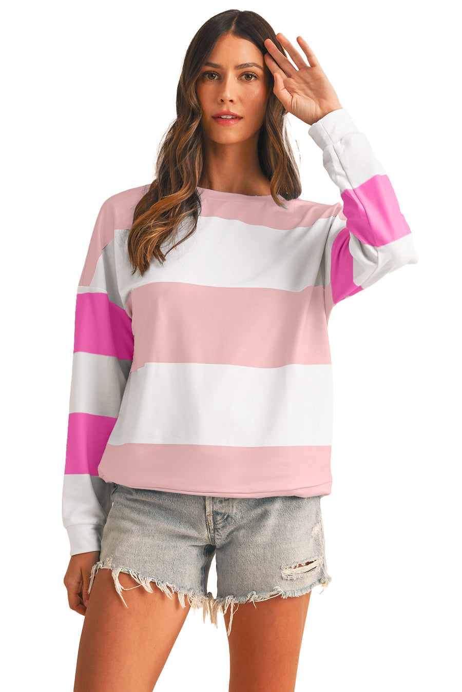 Color Block Long Sleeve Top- 3 Colors