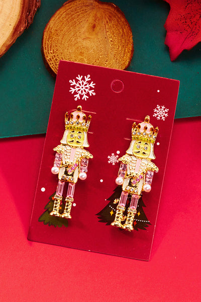 Jeweled Nutcracker Earrings- 2 Colors