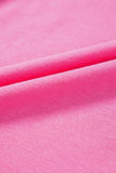 Fuchsia Classic Crew Neck Pullover Sweatshirt