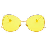 Eugene Trendy Oversized Pantone Lens Sunglasses- 12 Colors