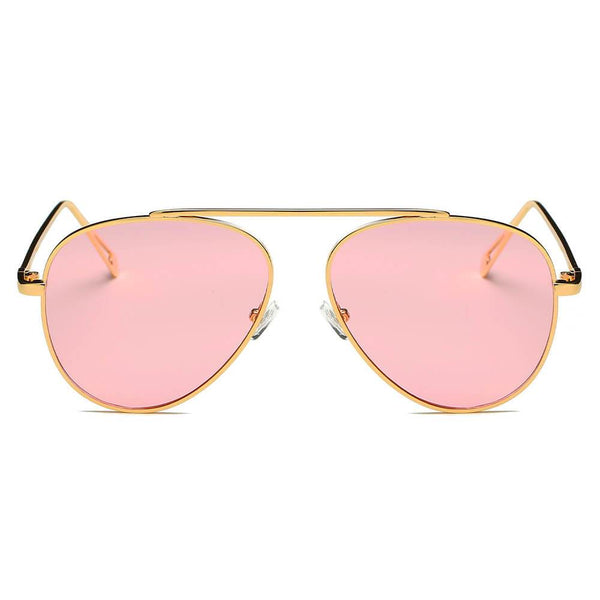 HIDALGO | Metal Oversize Tinted Lens Aviator Sunglasses
