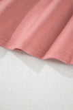 Cropped Tee and Curved Hem High Waist Skort Set- 2 Colors