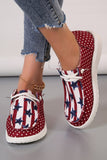 Polka Dot, Stars, & Stripes Casual Slip-On Shoes