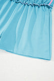 *Pre-Order* Color Block Drop Shoulder T-Shirt and Skort Set- 5 Colors