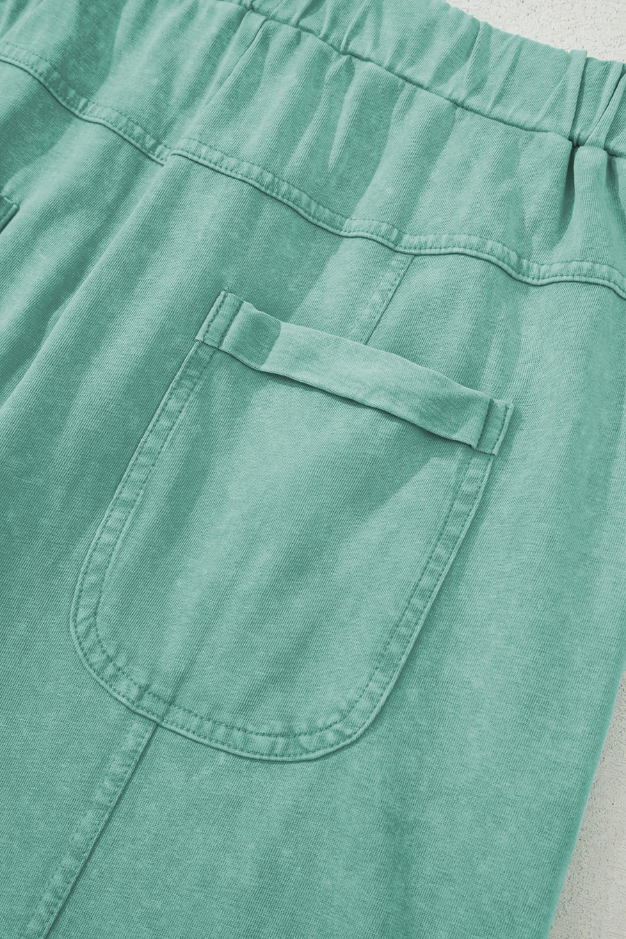 Mineral Wash Exposed Seam Wide Leg Cargo Pants- 3 Colors