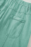 Mineral Wash Exposed Seam Wide Leg Cargo Pants- 3 Colors