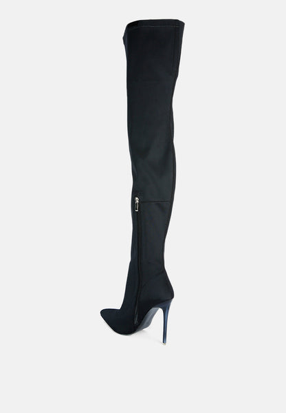 No Calm Super Stretch Stiletto Long Boot- 3 Colors