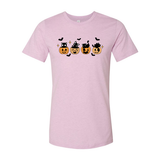 Unisex Black Cats, Pumpkins, & Bats Halloween T-Shirt-  7 Colors