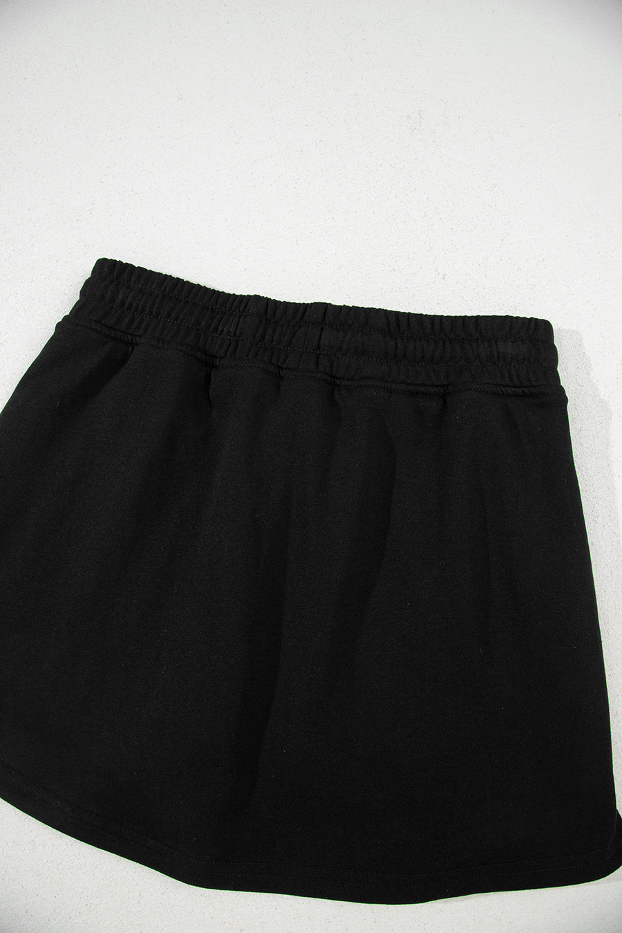 French Terry Drawstring Skort with Pockets- 3 Colors