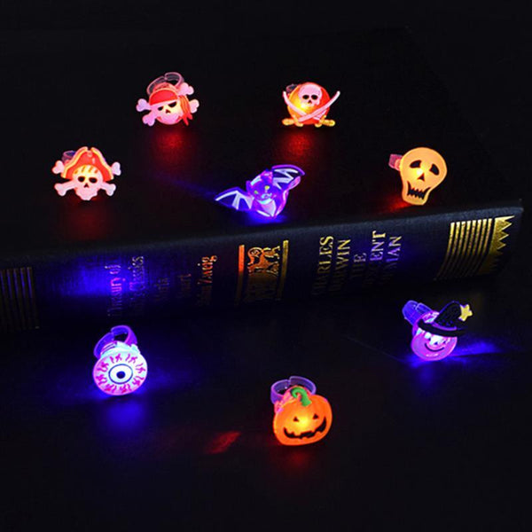Halloween Light Up Rings