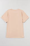 Basic Crew Neck Rolled Sleeve T-Shirt- 12 Colors