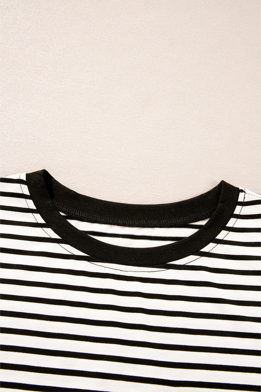Striped Chest Pocket Crew Neck Muscle Tee- 2 Colors