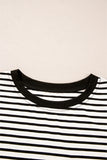 Striped Chest Pocket Crew Neck Muscle Tee- 2 Colors