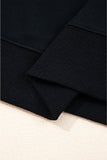 Varsity Striped Sleeve Loose Fit Sweatshirt- 8 Colors