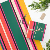 Retro Lined Wrapping Paper