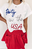 White Party in the USA Graphic T-Shirt