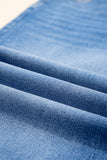 Plus Size Acid Wash Lace-Up Jeans- 4 Colors