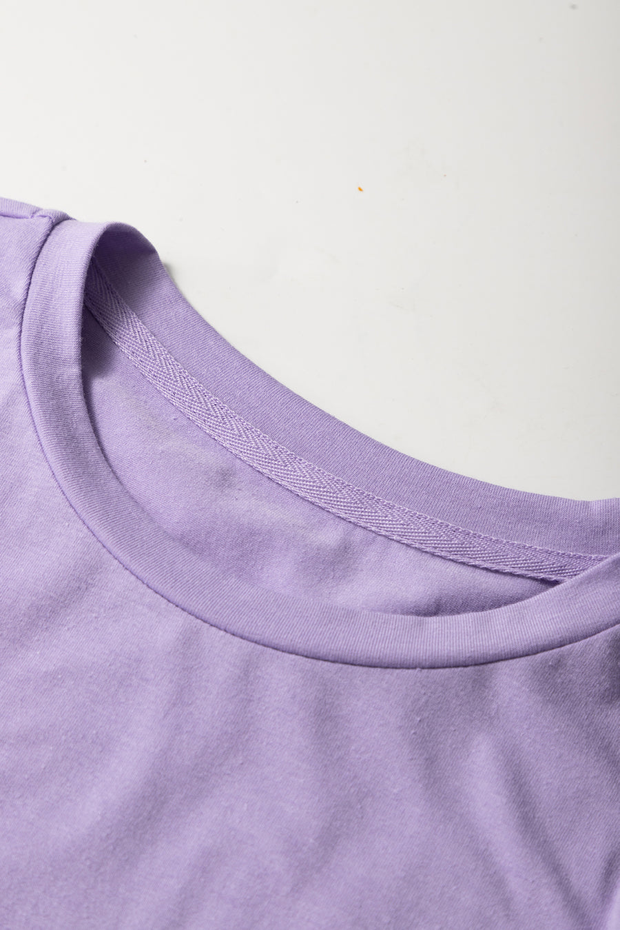 Basic Crew Neck Rolled Sleeve T-Shirt- 12 Colors