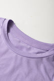 Basic Crew Neck Rolled Sleeve T-Shirt- 12 Colors