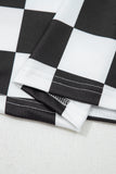 Checkered Slim Fit Print Tank Top- 2 Colors