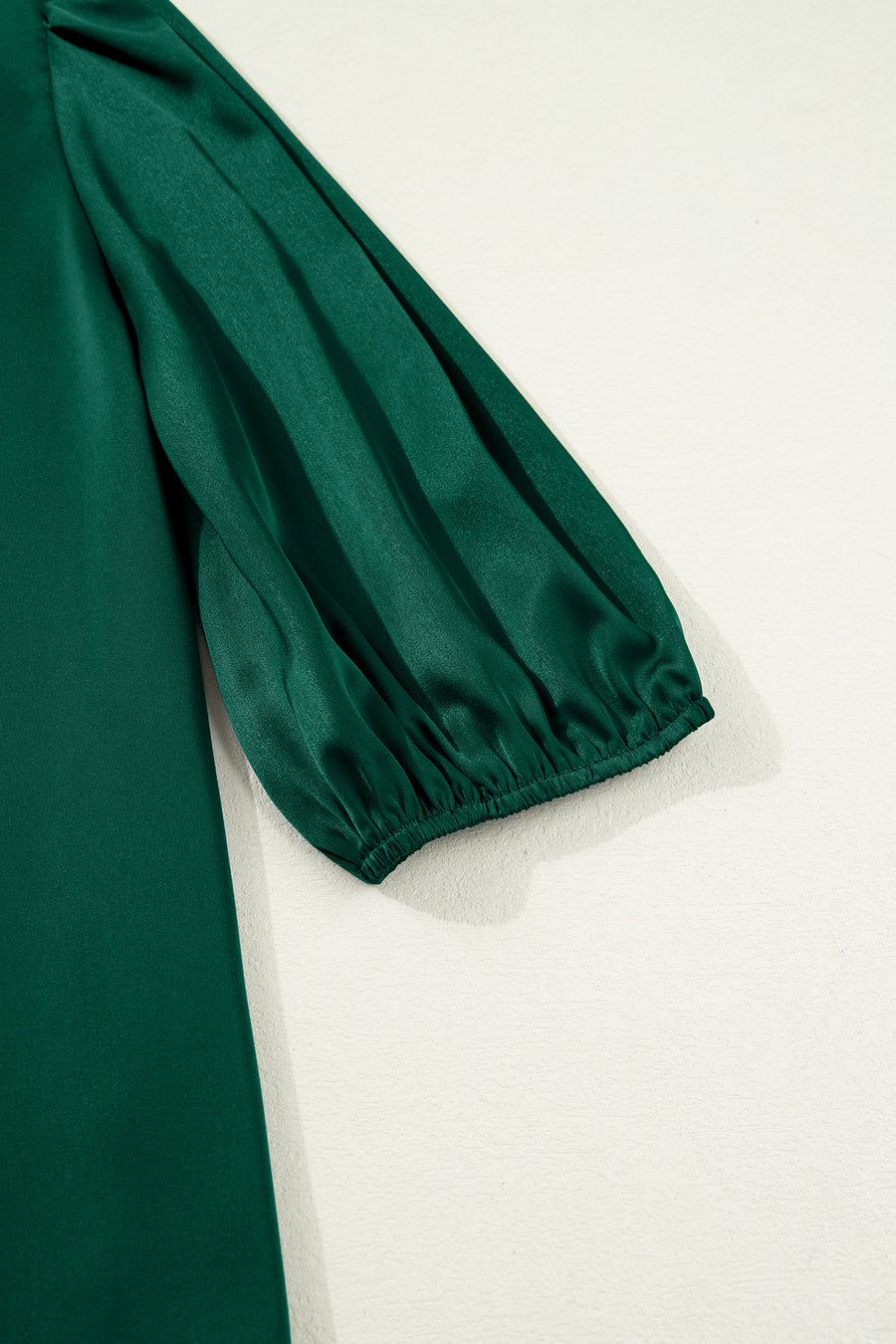 Frilled V-Neck Bow Detail 3/4 Sleeve Blouse- 2 Colors