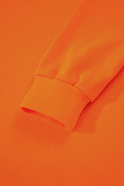 Tillandsia Purple Varsity Stripe Detail Drop Shoulder Pullover Mini Skort Set