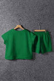 Textured Short Sleeve Top and Shorts Set- 7 Colors
